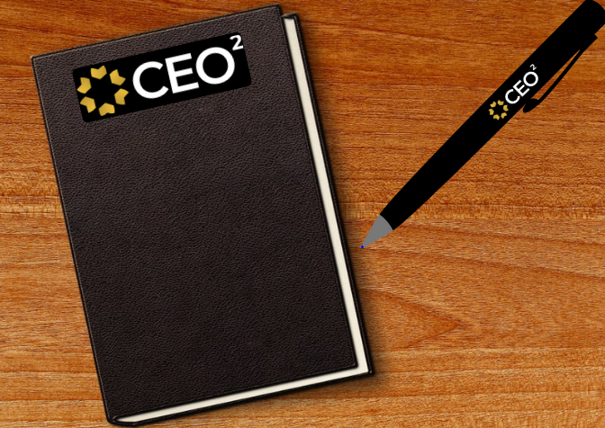 CEO Square Organizer with Pen